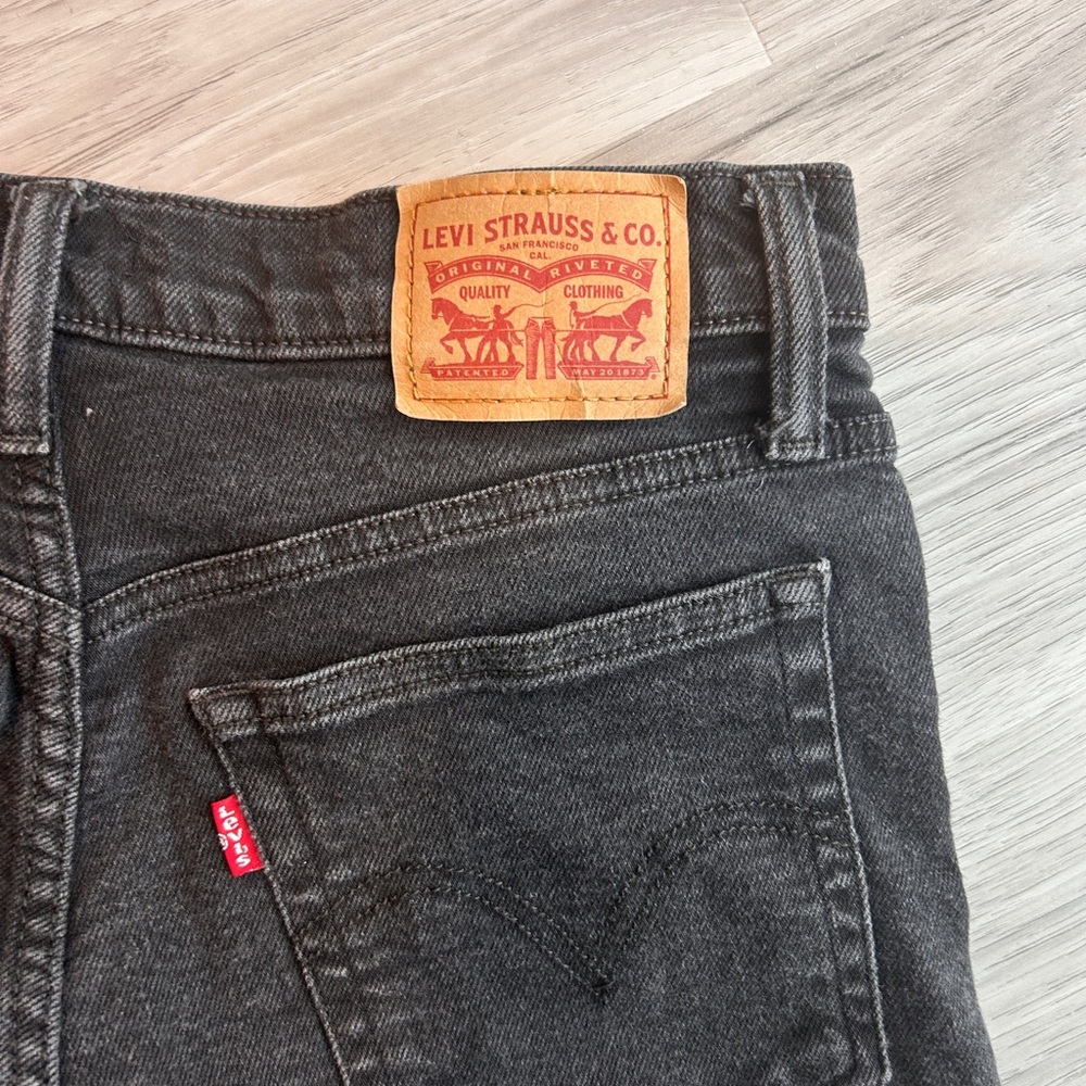 Levi's Women's Wedgie High Rise Black Jeans